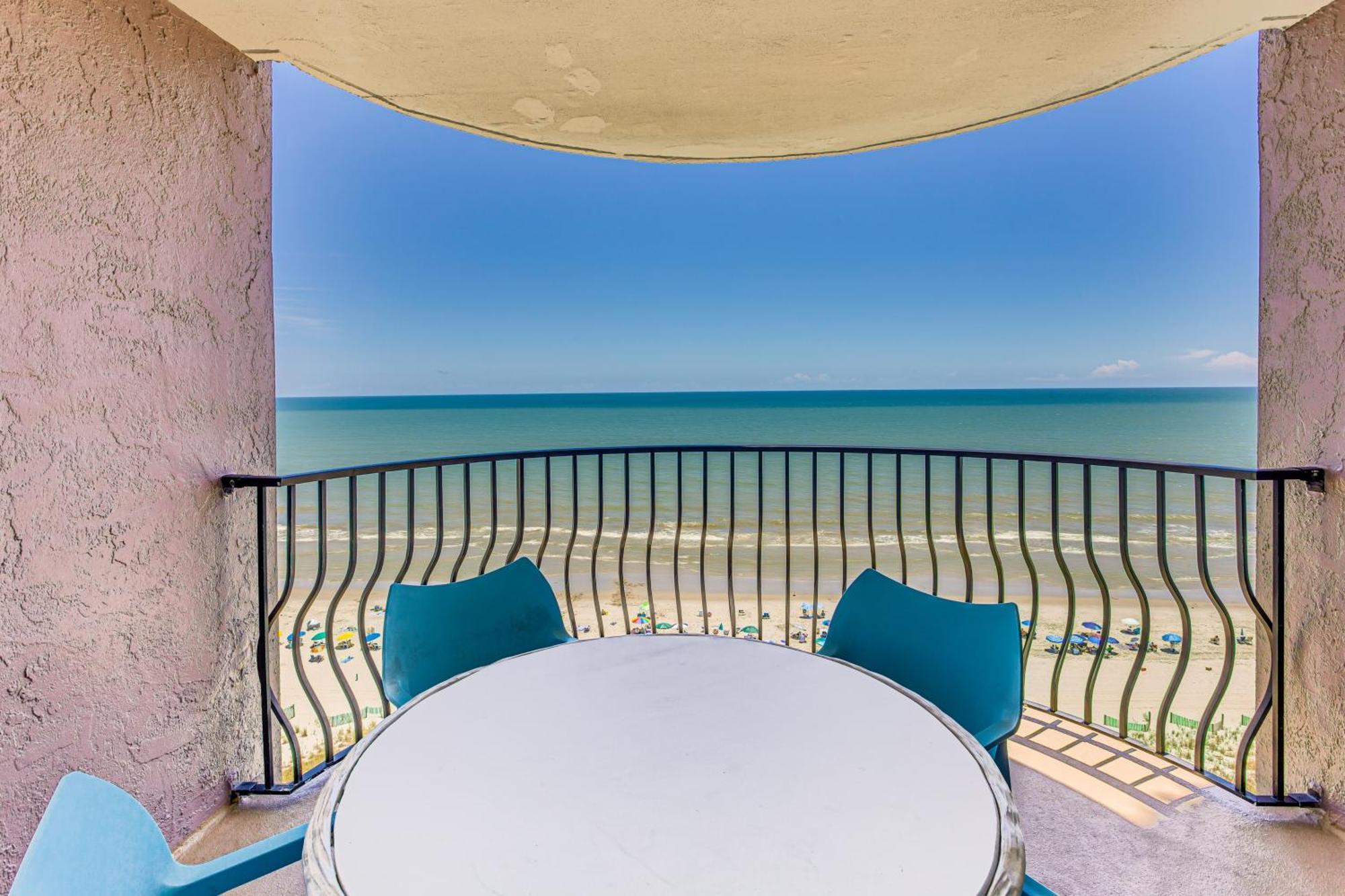 Myrtle Beach Oceanfront Condo With Covered Balcony! Exterior photo