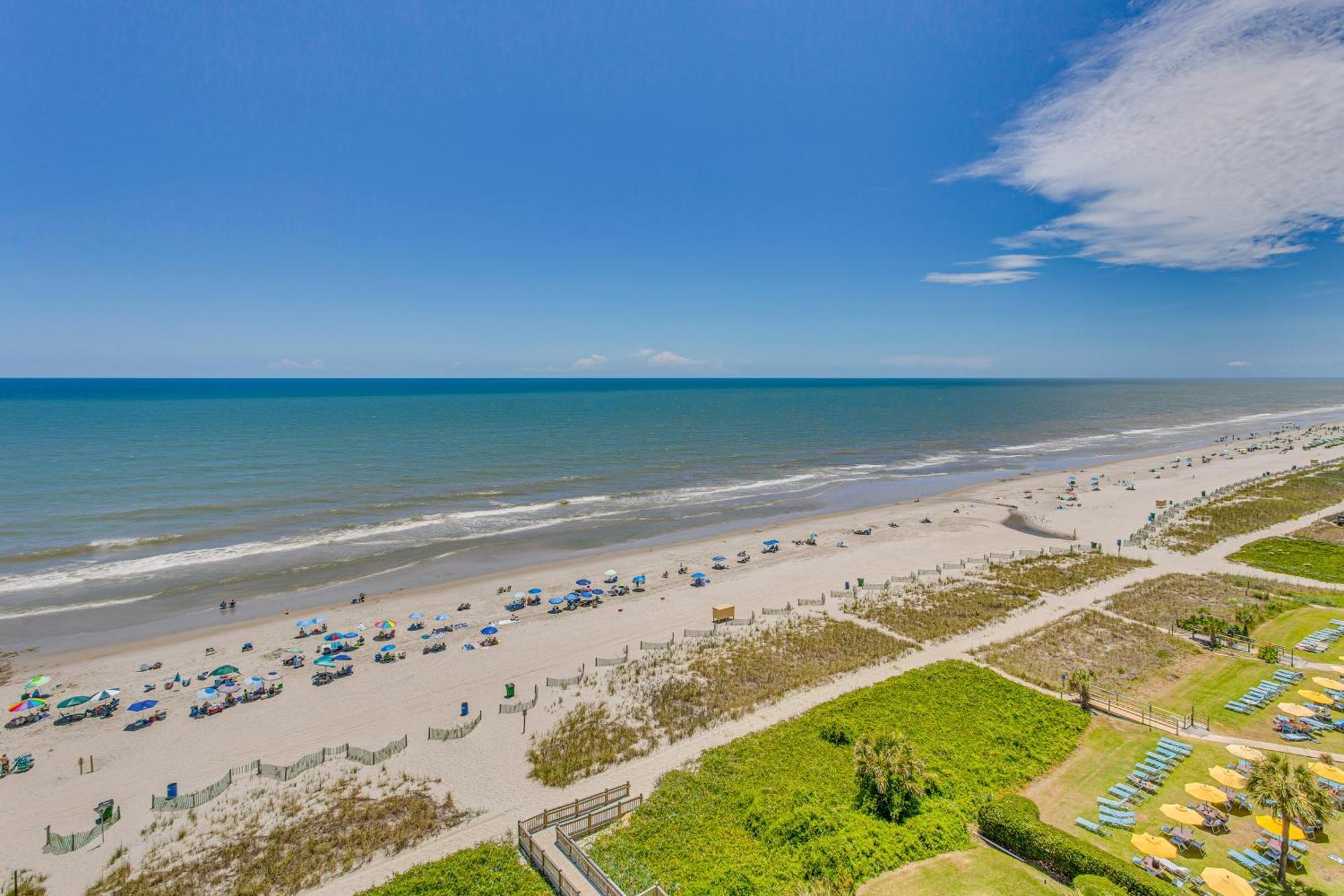 Myrtle Beach Oceanfront Condo With Covered Balcony! Exterior photo