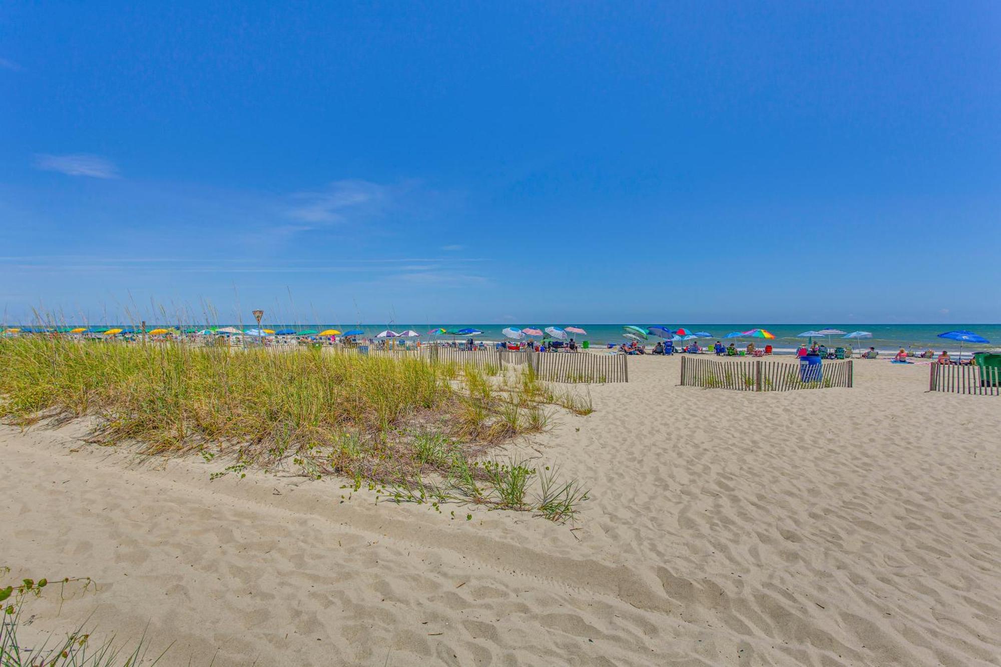 Myrtle Beach Oceanfront Condo With Covered Balcony! Exterior photo