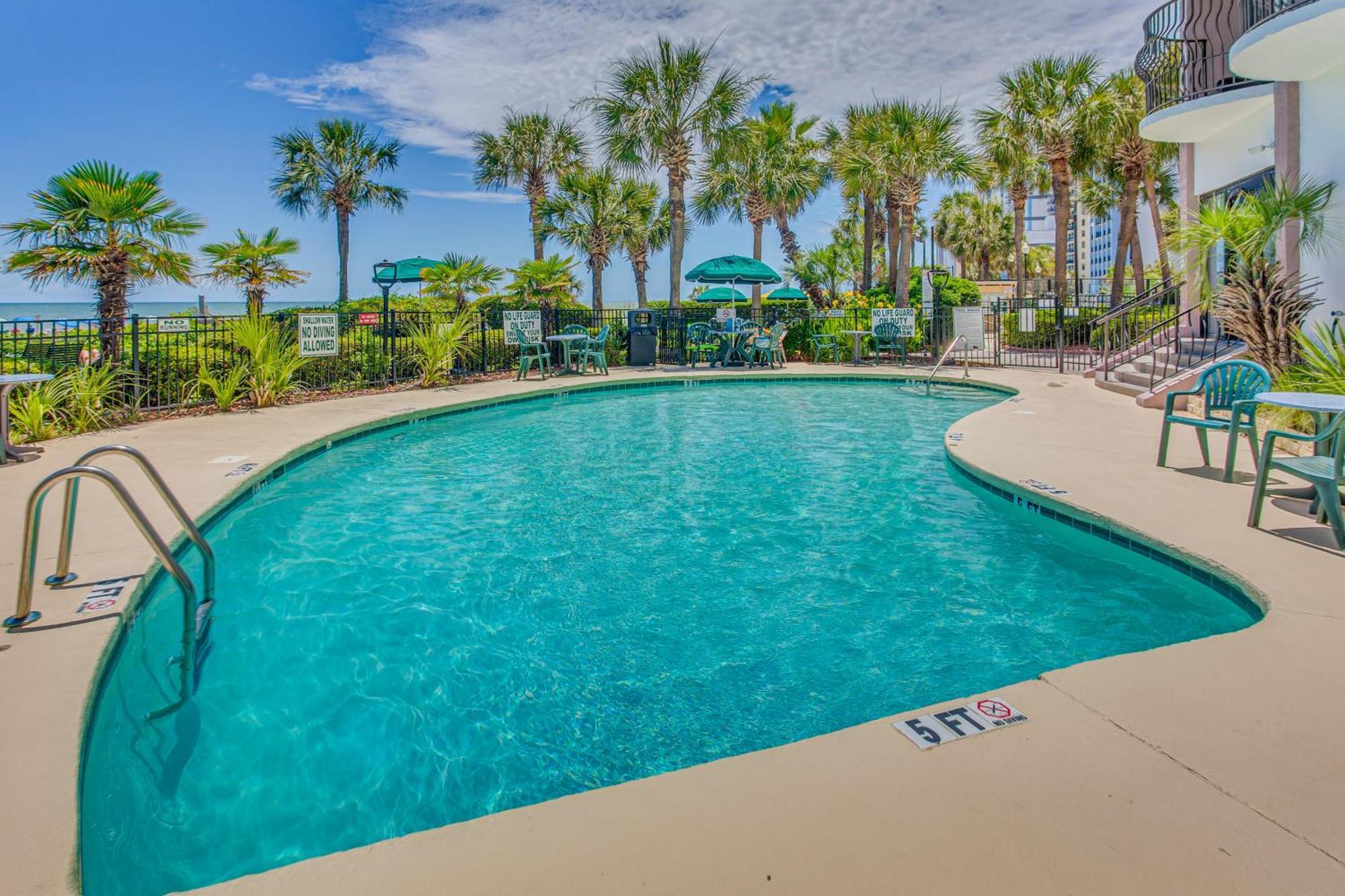 Myrtle Beach Oceanfront Condo With Covered Balcony! Exterior photo